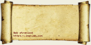 Poleksija Rnić vizit kartica